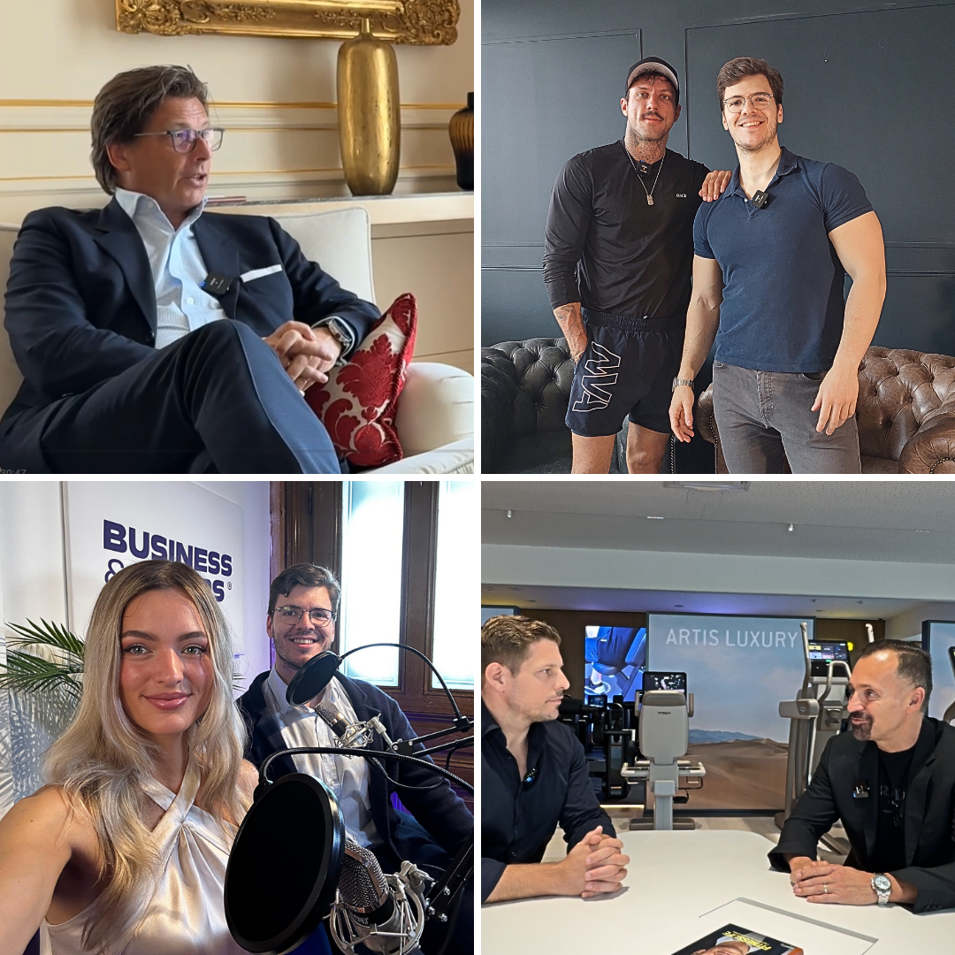 Fotos aus den Business & Biceps Podcast Folgen