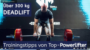 Über 300 kg Kreuzheben! Wie trainiert unser Headcoach David?