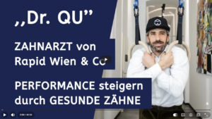 Mehr Leistungsfähigkeit durch gesunde Zähne – der Zahnarzt von Rapid Wien & Co im Talk